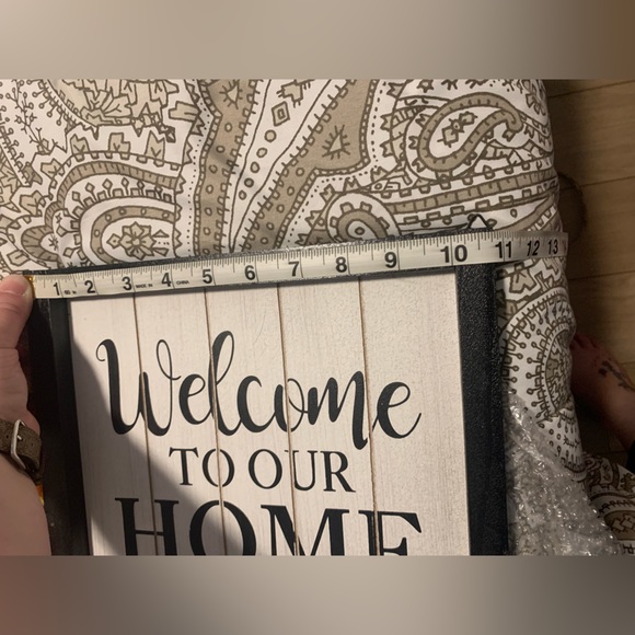 Welcome to our Home Decorative sign - Picture 3 of 5
